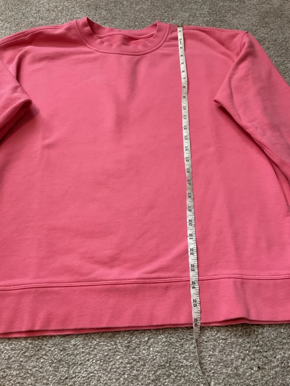 Lululemon Perfectly Oversized Crew Guava Pink Sweatshirt 6 small medium - Picture 8 of 9